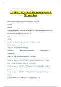 ACTUAL 2025&sol;2026 Air Assault Phase 1 Written Test