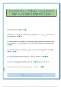 CALFORNIA C10 ELECTRICAL EXAM 2025 QUESTIONS AND ANSWERS