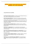 &lpar;NEWEST&rpar; RESNET EXAM QUESTIONS AND CORRECT ANSWERS &lpar;100&percnt; PASS GUARANTEE&rpar;