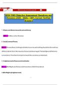 WGU C963 Objective Assessment Questions and Answers &lpar;2025 &sol; 2026&rpar; &vert; 100&percnt; Correct Verified  Answers