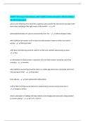 ABRET EEG Exam Questions with 100&percnt; Correct Answers &lpar;2025&sol;2026&rpar; &vert; Verified Solutions