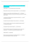 ABRET Part 2 Questions with 100&percnt; Correct Answers &lpar;2025&sol;2026&rpar; &vert; Verified Solutions