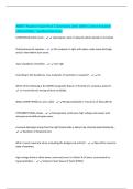 ABRET Practice Exam Part 2 Questions with 100&percnt; Correct Answers &lpar;2025&sol;2026&rpar; &vert; Verified Solutions