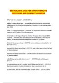 BPI BUILDING ANALYST EXAM COMPLETE QUESTIONS AND CORRECT ANSWERS