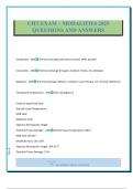 CHT EXAM &ndash; MODALITIES 2025 QUESTIONS AND ANSWERS