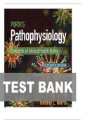 Test Bank - Porth's Pathophysiology&colon; Concepts of Altered Health States Eleventh Edition by Tommie L&period; Norris &comma; All Chapters &vert; Complete Guide A&plus;