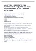 Chapters 1-6 Test