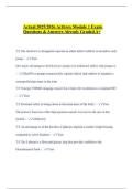 Actual 2025&sol;2026 Arthrex Module 1 Exam Questions & Answers Already Graded A&plus;