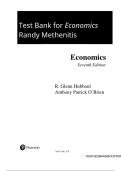 Economics &lpar;7th Edition&rpar; by Glenn Hubbard & Anthony Patrick O&rsquo;Brien &ndash; Complete Test Bank