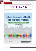 Public and Community Health Nursing Practice &ndash; Test Bank &vert; Complete Questions with Answers