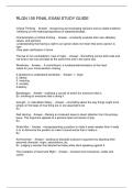RLGN 105 FINAL EXAM STUDY GUIDE