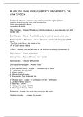RLGN 105 FINAL EXAM &lpar;LIBERTY UNIVERSITY&semi; DR&period; VAN ENGEN&rpar;