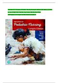 Principles of Pediatric Nursing&colon; Caring for Children&comma; 8th Edition &ndash; Ball&comma; Bindler&comma; Cowen & Shaw &vert; Complete Test Bank with Expert Verified Answers &lpar;Chapters 1&ndash;31&rpar;