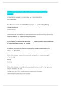 BCOM Exam Questions with 100&percnt; Correct Answers &vert; Verified Solutions