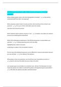 BCOM Exam Questions with 100&percnt; Correct Answers &vert; Verified Solutions
