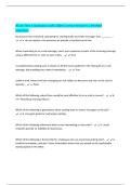 BUNDLE FOR BCOM EXAMS ALL Questions with 100&percnt; Correct Answers &vert; Verified Solutions