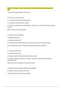 NSGD 3216 - Research - Week 1 Exam Questions Answered Correctly Latest Update 2025-2026