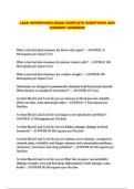 LEAD SUPERVISOR EXAM COMPLETE QUESTIONS AND CORRECT ANSWERS