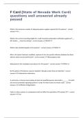 F Card &lpar;State of Nevada Work Card&rpar; questions well answered already passed