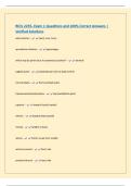 BIOL 2255- Exam 1 Questions and 100&percnt; Correct Answers &vert; Verified Solutions