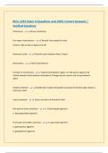 BIOL 2255 Exam BIOL 2255 Exam 4 Questions and 100&percnt; Correct Answers &vert; Verified Solutions4 Questions and 100&percnt; Correct Answers &vert; Verified Solutions