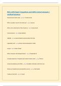 BIOL 2255 Exam 5 Questions and 100&percnt; Correct Answers &vert; Verified Solutions