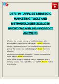 EXAMS PACK&colon;&colon;&colon; WGU D373 MARKETING IN THE DIGITAL ERA ACTUAL 2025&sol;2026 Q&A 100&percnt; PASS