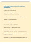 BIOL2255 Exam 3 Questions and 100&percnt; Correct Answers &vert; Verified Solutions