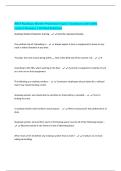 BNSF Roadway Worker Protection Exam &vert; Questions with 100&percnt; Correct Answers &vert; Verified Solutions