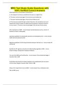 MRO Test Study Guide Questions with 100&percnt; Verified Correct Answers