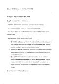 Edexcel IGCSE History revision document - Superpower Relations &lpar;Cold War&rpar; 