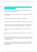 Cardiovascular assessment FNP review Questions with 100&percnt; Correct Answers &vert; Verified Solutions