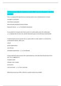 Cardiovascular Qbank Questions with 100&percnt; Correct Answers &vert; Verified Solutions