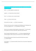 Chamberlain HESI A&P Exam Questions with 100&percnt; Correct Answers &vert; Verified Solutions