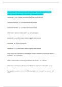 Chamberlain Hesi anatomy and physiology review Questions with 100&percnt; Correct Answers 2025&sol;2026 &vert; Verified Solutions