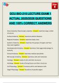 EXAMS PACK&colon;&colon;&colon; GCU BIO 210 ACTUAL 2025&sol;2026 Q&A 100&percnt; PASS
