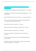 BUNDLE FOR CLAS 150C1 EXAMS ALL Questions with 100&percnt; Correct Answers &vert; Verified Solutions