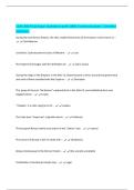 CLAS 202 Final Exam Questions with 100&percnt; Correct Answers &vert; Verified Solutions