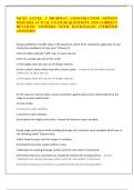NICET LEVEL 3 HIGHWAY CONSTRUCTION NEWEST 20245-2026 ACTUAL EXAM 80 QUESTIONS AND CORRECT DETAILED ANSWERS WITH RATIONALES &lpar;VERIFIED ANSWERS&rpar;&period;