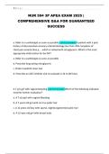 NUR 504 3P APEA EXAM 2025 &vert; COMPREHENSIVE Q&A FOR GUARANTEED SUCCESS