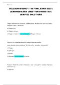 DELGADO BIOLOGY 141 FINAL EXAM 2025 &vert; CERTIFIED EXAM QUESTIONS WITH 100&percnt; VERIFIED SOLUTIONS