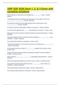 UWF EDF 6226 &ndash; Deck 1&comma; 2 & 3 Exam with Complete Solutions