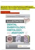 Illustrated Dental Embryology&comma; Histology&comma; and Anatomy &ndash; 5th Edition by Fehrebach & Popowics &ndash; Full Guide &lpar;Latest Version&comma; A&plus;&rpar;