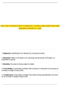 WGU D521-INTRODUCTION TO MEDICAL CODING EXAM QUESTIONS AND ANSWERS GRADED A&plus; 2025