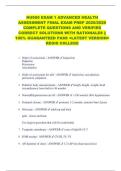 NU650 EXAM 1 ADVANCED HEALTH  ASSESSMENT FINAL EXAM PREP 2025&sol;2026  COMPLETE QUESTIONS AND VERIFIED  CORRECT SOLUTIONS WITH RATIONALES &vert;&vert;  100&percnt; GUARANTEED PASS <LATEST VERSION>  REGIS COLLEGE 