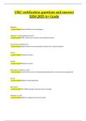 UHC Medicare Certification &ndash; Actual Exam 2 Versions with Complete Verified Questions and Detailed Answers 2025 &lpar;A&plus; Verified&rpar;