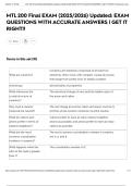 MTL 200 Final EXAM &lpar;2025&sol;2026&rpar; Updated&colon; EXAM QUESTIONS WITH ACCURATE ANSWERS &vert; GET IT RIGHT&excl;&excl;