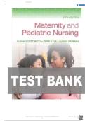 Test Bank for Maternity and Pediatric Nursing&comma; 5th Edition&period; by Susan Ricci&comma; Terri Kyle&comma; Susan Carman&period; All Chapters Covered&vert; 100&percnt; verified Answers&vert; Latest Edition 2025&vert; ISBN