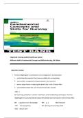TEST BANK&colon; DEWIT&rsquo;S FUNDAMENTAL CONCEPTS AND SKILLS FOR NURSING&comma; 5TH EDITION BY WILLIAMS