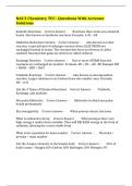 NAS 2 Chemistry TCC&ndash; Questions With Accurate Solutions